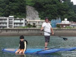 8/6AM SUP(サップ、スタンドアップパドル)体験スクール付きレンタル  鎌倉ハイサーフ