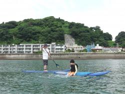 8/6AM SUP(サップ、スタンドアップパドル)体験スクール付きレンタル  鎌倉ハイサーフ