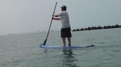 8/6AM SUP(サップ、スタンドアップパドル)体験スクール付きレンタル  鎌倉ハイサーフ