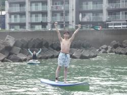 8/6PM SUP(サップ、スタンドアップパドル)体験スクール付きレンタル 鎌倉ハイサーフ