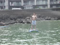 8/6PM SUP(サップ、スタンドアップパドル)体験スクール付きレンタル 鎌倉ハイサーフ