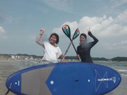 8/6PM SUP(サップ、スタンドアップパドル)体験スクール付きレンタル 鎌倉ハイサーフ