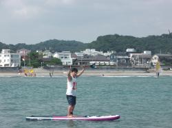 8/8 PM SUP(サップ、スタンドアップパドル)体験スクール付きレンタル  鎌倉ハイサーフ