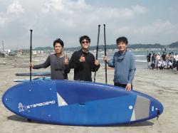 8/8 PM SUP(サップ、スタンドアップパドル)体験スクール付きレンタル  鎌倉ハイサーフ