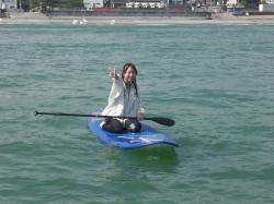 8/8 PM SUP(サップ、スタンドアップパドル)体験スクール付きレンタル  鎌倉ハイサーフ