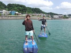 8/9 AM SUP(サップ、スタンドアップパドル)体験スクール付きレンタル  鎌倉ハイサーフ
