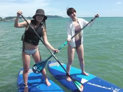 8/10 PM SUP(サップ、スタンドアップパドル)体験スクール付きレンタル  鎌倉ハイサーフ