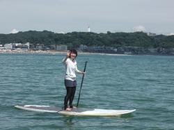 8/10 PM SUP(サップ、スタンドアップパドル)体験スクール付きレンタル  鎌倉ハイサーフ
