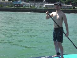 8/10 PM SUP(サップ、スタンドアップパドル)体験スクール付きレンタル  鎌倉ハイサーフ