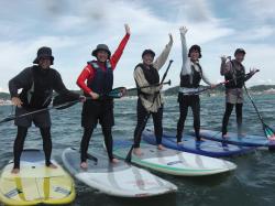 8/10 PM SUP(サップ、スタンドアップパドル)体験スクール付きレンタル  鎌倉ハイサーフ