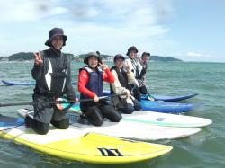 8/10 PM SUP(サップ、スタンドアップパドル)体験スクール付きレンタル  鎌倉ハイサーフ