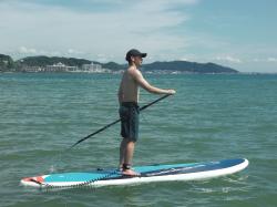 8/10 PM SUP(サップ、スタンドアップパドル)体験スクール付きレンタル  鎌倉ハイサーフ