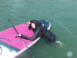 8/11 AM SUP(サップ、スタンドアップパドル)体験スクール付きレンタル 