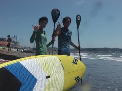 8/12 AM SUP(サップ、スタンドアップパドル)体験スクール付きレンタル 