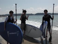 8/14  AM SUP(サップ、スタンドアップパドル)体験スクール付きレンタル 