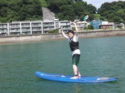 8/14  AM SUP(サップ、スタンドアップパドル)体験スクール付きレンタル 