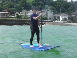 8/15 PM SUP(サップ、スタンドアップパドル)体験スクール付きレンタル  鎌倉ハイサーフ