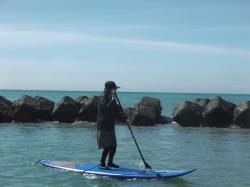 8/17 AM SUP(サップ、スタンドアップパドル)体験スクール付きレンタル  鎌倉ハイサーフ
