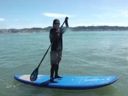 8/17 AM SUP(サップ、スタンドアップパドル)体験スクール付きレンタル  鎌倉ハイサーフ