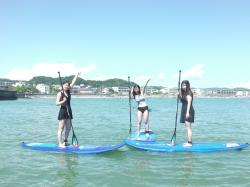 8/17 PM SUP(サップ、スタンドアップパドル)体験スクール付きレンタルサップ  鎌倉ハイサーフ