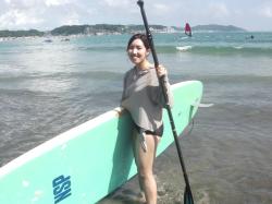 8/17 PM2 SUP(サップ、スタンドアップパドル)体験スクール付きレンタル  鎌倉ハイサーフ