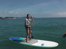 8/17 PM2 SUP(サップ、スタンドアップパドル)体験スクール付きレンタル  鎌倉ハイサーフ