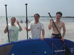 8/18 AM SUP(サップ、スタンドアップパドル)体験スクール  鎌倉ハイサーフ