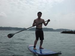 8/18 AM SUP(サップ、スタンドアップパドル)体験スクール  鎌倉ハイサーフ