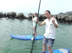8/18 AM SUP(サップ、スタンドアップパドル)体験スクール  鎌倉ハイサーフ