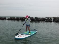 8/19 PM SUP(サップ、スタンドアップパドル)体験スクール付きレンタル 鎌倉ハイサーフ