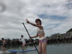 8/20 AM SUP(サップ、スタンドアップパドル)体験スクール付きレンタル  鎌倉ハイサーフ
