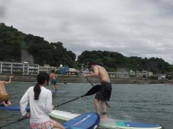 8/20 AM SUP(サップ、スタンドアップパドル)体験スクール付きレンタル  鎌倉ハイサーフ