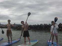 8/20 AM SUP(サップ、スタンドアップパドル)体験スクール付きレンタル  鎌倉ハイサーフ