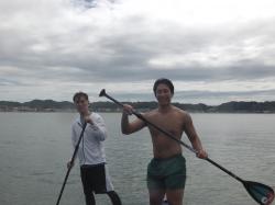 8/20 AM SUP(サップ、スタンドアップパドル)体験スクール付きレンタル  鎌倉ハイサーフ