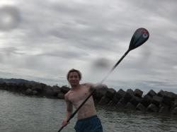 8/20 AM SUP(サップ、スタンドアップパドル)体験スクール付きレンタル  鎌倉ハイサーフ