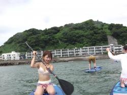 8/20 AM SUP(サップ、スタンドアップパドル)体験スクール付きレンタル  鎌倉ハイサーフ