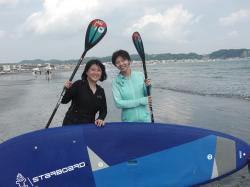 8/21 SUP(サップ、スタンドアップパドル)体験スクール付きレンタル  鎌倉ハイサーフ