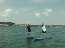 8/21 SUP(サップ、スタンドアップパドル)体験スクール付きレンタル  鎌倉ハイサーフ