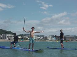 8/23 AM SUP(サップ、スタンドアップパドル)体験スクール  鎌倉ハイサーフ