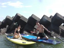 8/25 PM SUP(サップ、スタンドアップパドル)体験スクール付きレンタル   鎌倉ハイサーフ