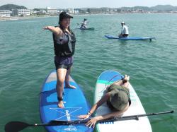 9/7 AM SUP(サップ、スタンドアップパドル)体験スクール  鎌倉ハイサーフ