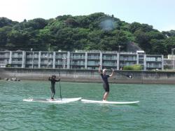 9/8  AM SUP(サップ、スタンドアップパドル)体験スクール