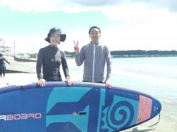 9/9 AM SUP(サップ、スタンドアップパドル)体験スクール付きレンタル 