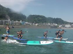 9/17 AM SUP(サップ、スタンドアップパドル)体験スクール付きレンタル  鎌倉ハイサーフ 