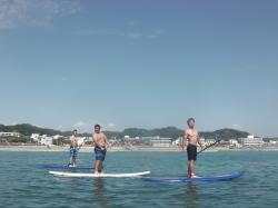 9/17 AM SUP(サップ、スタンドアップパドル)体験スクール付きレンタル  鎌倉ハイサーフ 