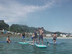 9/17 AM SUP(サップ、スタンドアップパドル)体験スクール付きレンタル  鎌倉ハイサーフ 