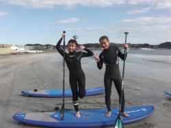 1/17 PM SUP(サップ、スタンドアップパドル)体験スクール付きレンタル  鎌倉ハイサーフ