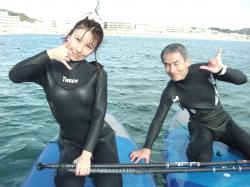 1/17 PM SUP(サップ、スタンドアップパドル)体験スクール付きレンタル  鎌倉ハイサーフ