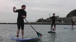 10/3 AM SUP(サップ、スタンドアップパドル)体験スクール付きレンタル 鎌倉ハイサーフ