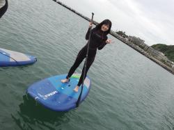 10/3 AM SUP(サップ、スタンドアップパドル)体験スクール付きレンタル 鎌倉ハイサーフ